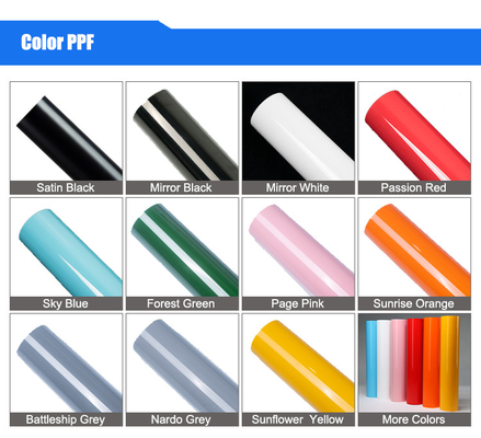 TPU PPF Hidrofilik Araba Modifikasyon Aksesuarları 60&quot;X50' Kendi Kendini İyileştiren Film