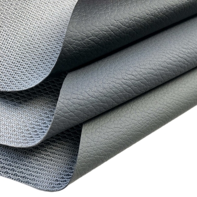 0.6mm-1.2mm Araba Koltuğu için Sentetik PVC Deri Kumaş 58/60&quot;