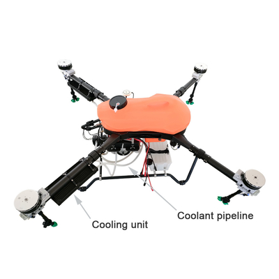 Gazlı Elektrikli Hibrit 16L İnsansız Kamera Drone Tarımsal İHA Püskürtücü 5L / Dak