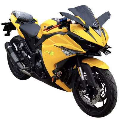400cc Motorlu Yol Yarışı Motosikletleri 80km/H Disk Motorlu Bisiklet