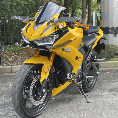 400cc Motorlu Yol Yarışı Motosikletleri 80km/H Disk Motorlu Bisiklet
