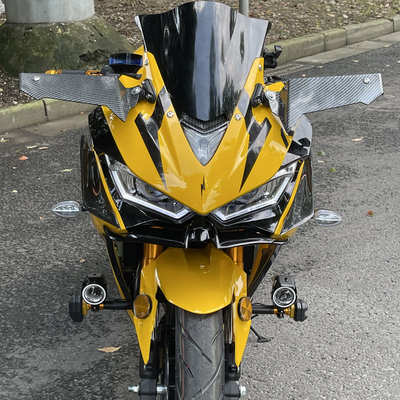 400cc Motorlu Yol Yarışı Motosikletleri 80km/H Disk Motorlu Bisiklet
