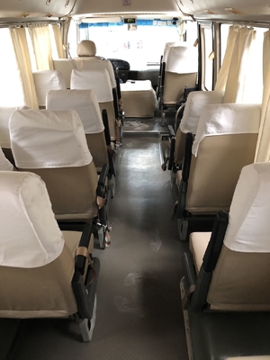 Motor 90kw 21 Koltuk Kullanılmış Yolcu Otobüsü Higer Coaster Toyota Coaster 2009 İyi Performans