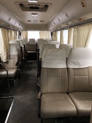 Motor 90kw 21 Koltuk Kullanılmış Yolcu Otobüsü Higer Coaster Toyota Coaster 2009 İyi Performans