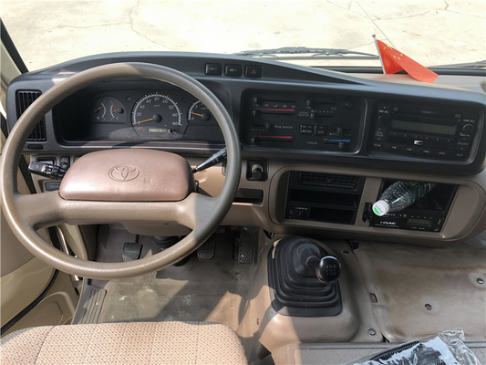 Motor 2.7L 113kw Toyota Coaster Kullanılmış Yolcu Otobüsü 23 Koltuk 2014