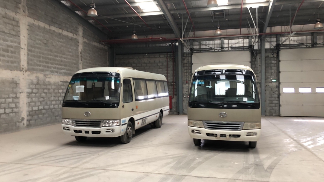 Motor 90kw 21 Koltuk Kullanılmış Yolcu Otobüsü Higer Coaster Toyota Coaster 2009 İyi Performans